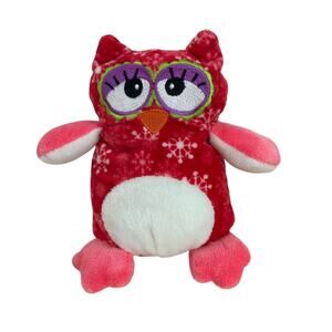 Dan Dee Red Snowflake Owl Plush – Holiday Winter Stuffed Animal